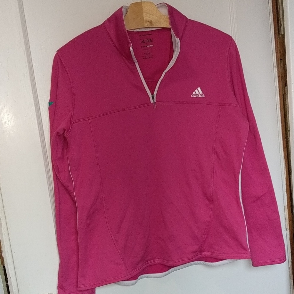 Adidas clima-warm Paula Creamer quarter zip